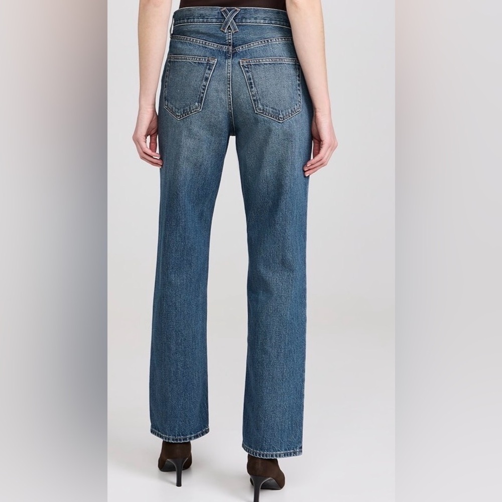 NWT Alex Mill The Bev Relaxed Jeans In Vintage Dark Indigo Wash - Picture 2 of 14